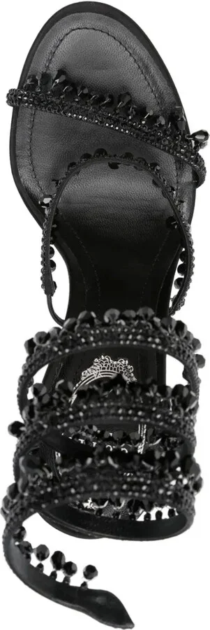 110mm Beaded-Embellished Stiletto Sandals - Image 4