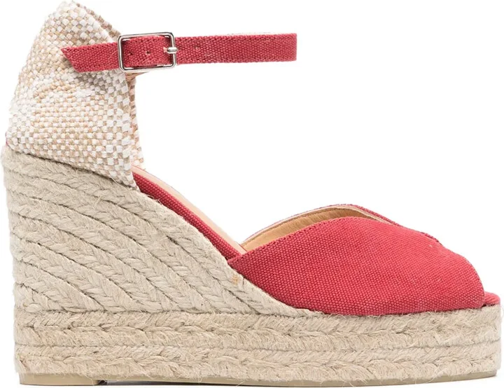 110mm Bianca wedge espadrilles