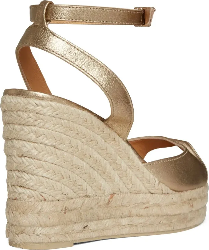 110mm Blair ankle-strap wedge espadrilles - Image 3
