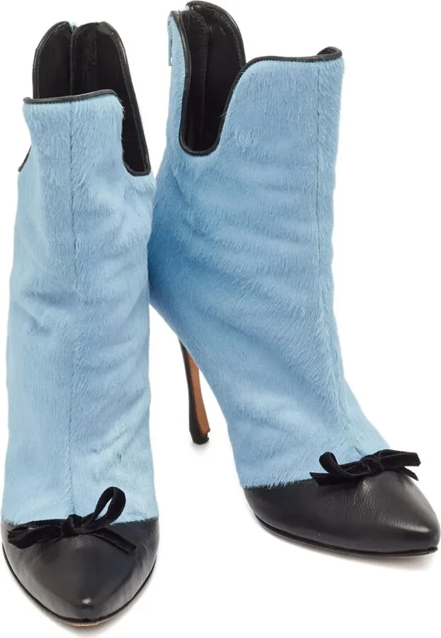 110mm Bow Ankle Boots - Image 3