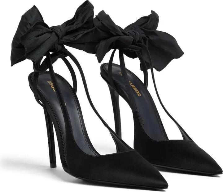 110mm Bow-Embellished Pumps - Image 2