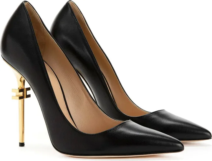 110mm Branded-Heel Pumps - Image 2