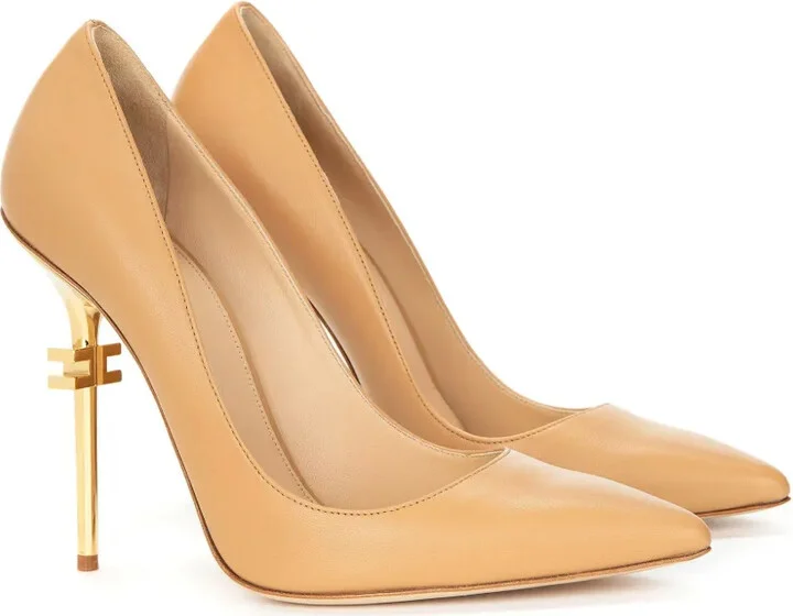 110mm Branded-Heel Pumps - Image 2