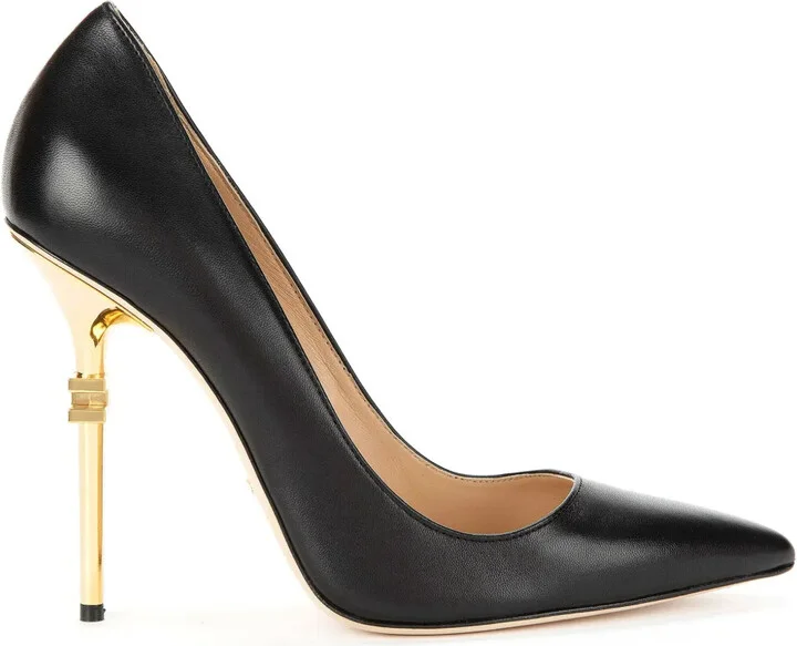 110mm Branded-Heel Pumps