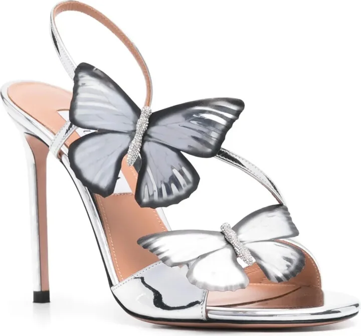 110mm Butterfly-Detailed Sandals - Image 2