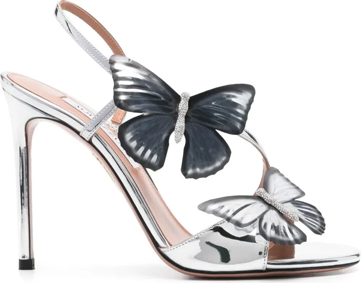 110mm Butterfly-Detailed Sandals