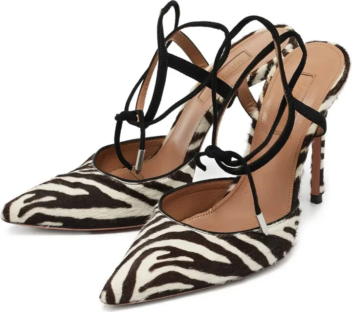 110mm Candance zebra-print pumps - Image 2