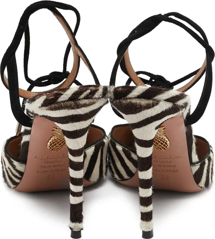 110mm Candance zebra-print pumps - Image 3