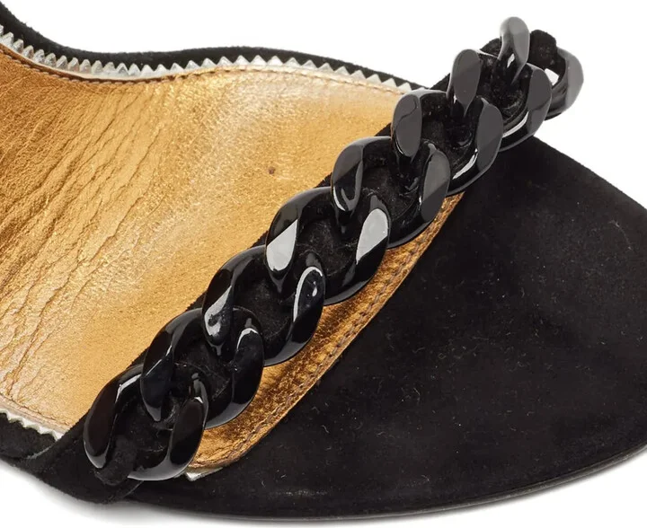 110mm Chain Embellishment Sandals - Image 5