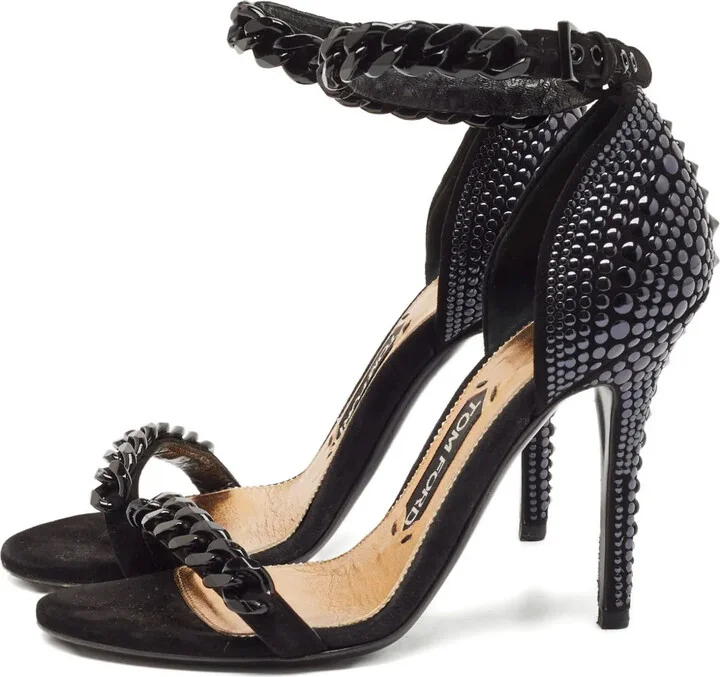 110mm Chain Embellishment Sandals
