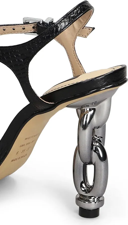 110mm Chain-Heel Sandals - Image 4
