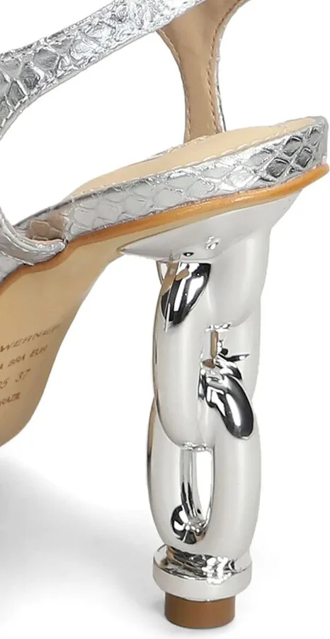 110mm Chain-Heel Sandals - Image 5