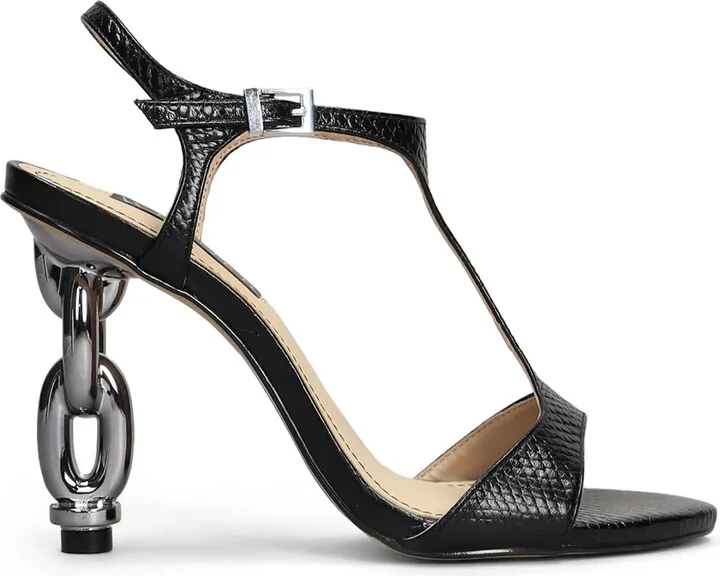 110mm Chain-Heel Sandals