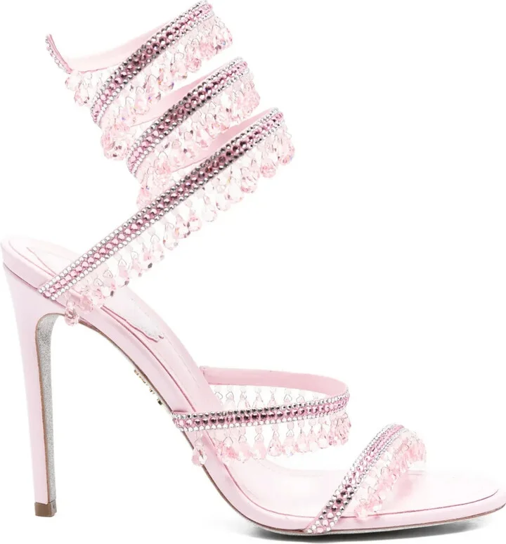 110mm Chandelier crystal-embellished sandals