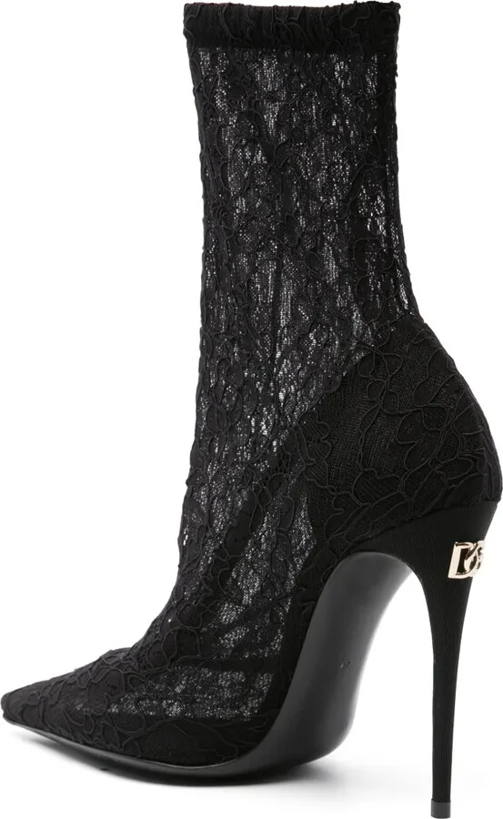 110mm Corded-Lace Boots - Image 3