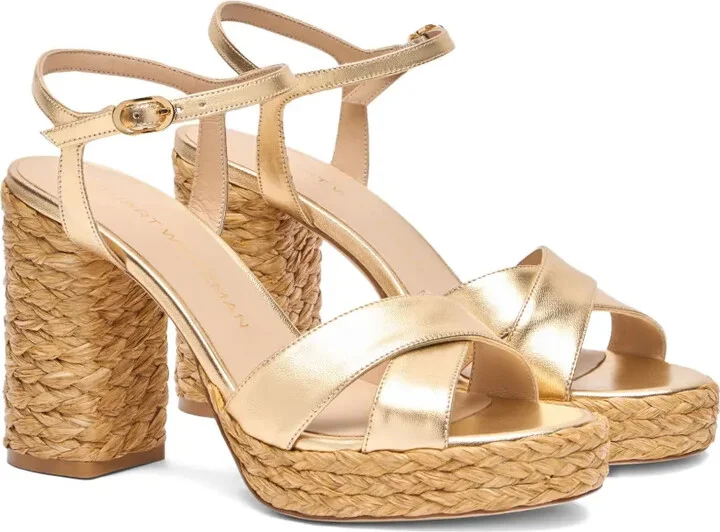110mm Crossover Platform Espadrilles - Image 2