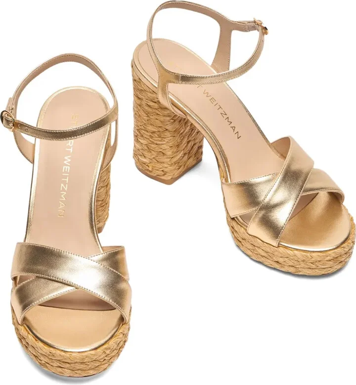 110mm Crossover Platform Espadrilles - Image 3