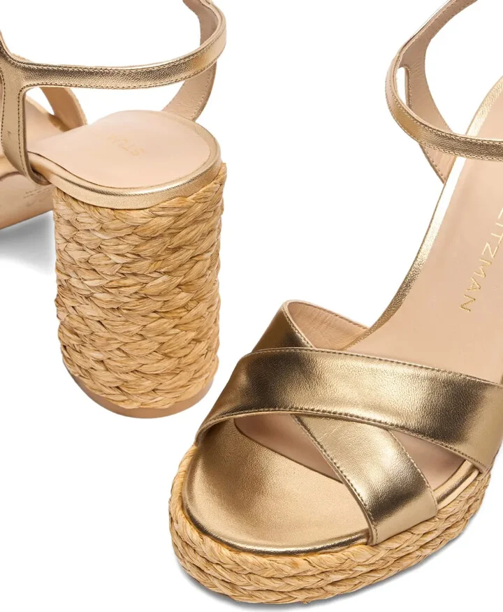 110mm Crossover Platform Espadrilles - Image 5