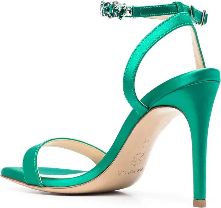 110mm Crystal Ankle-Strap Sandals - Image 3