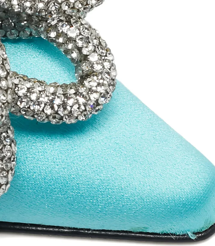 110mm Crystal-Embellished Heeled Pumps - Image 4