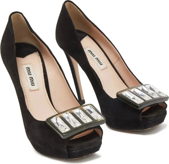 110mm Crystal-Embellished Pumps - Image 3