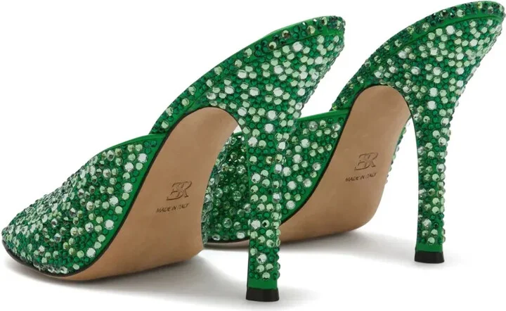 110mm Crystal-Embellished Sandals - Image 3