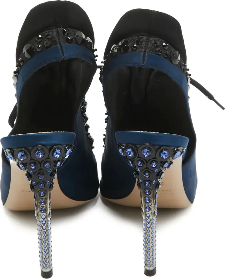 110mm Crystal-Embellished Sandals - Image 3