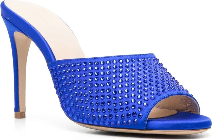 110mm Crystal-Embellished Sandals - Image 2