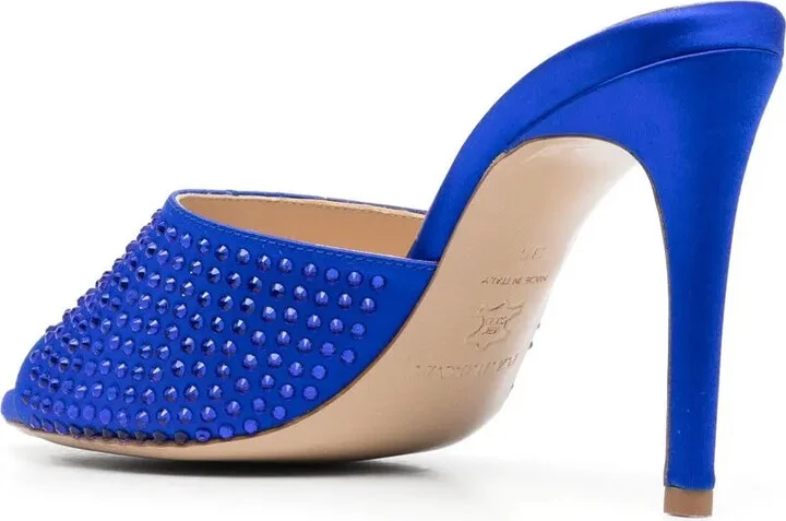110mm Crystal-Embellished Sandals - Image 3