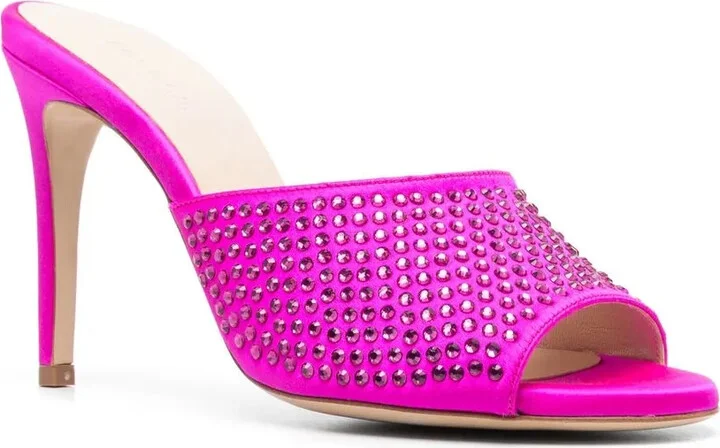 110mm Crystal-Embellished Sandals - Image 2