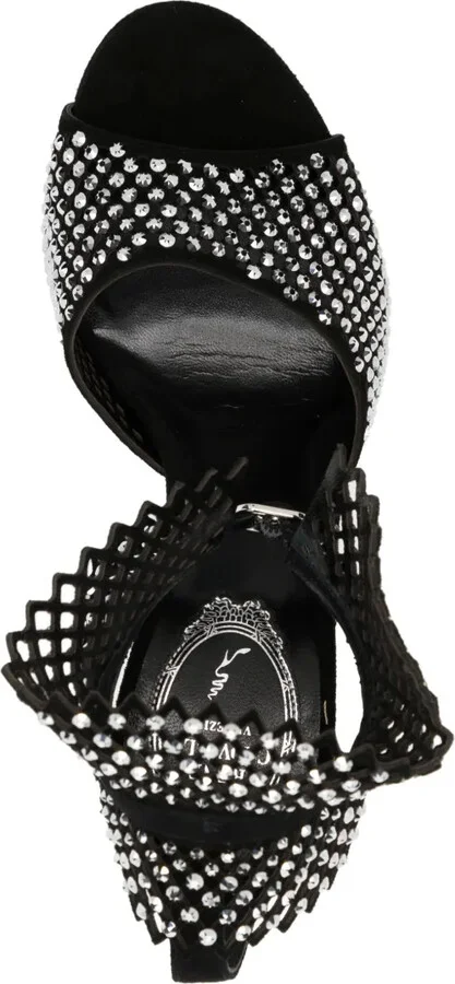 110mm Crystal-Embellished Sandals - Image 4