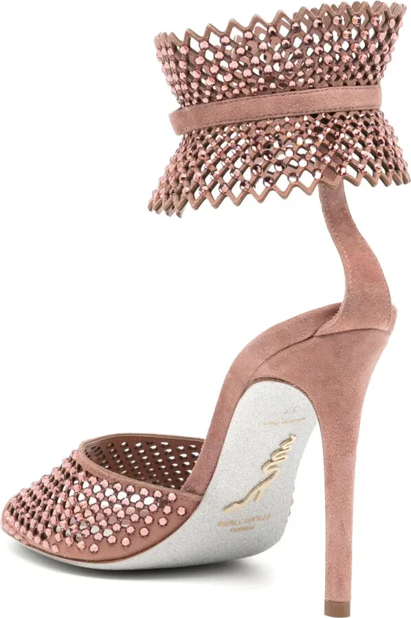 110mm Crystal-Embellished Sandals - Image 3
