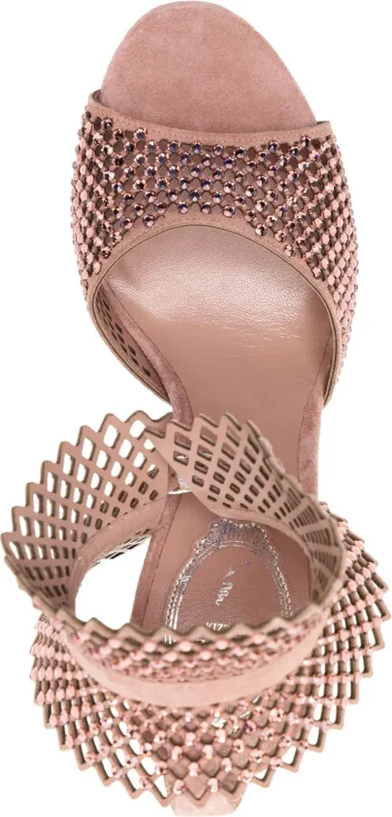110mm Crystal-Embellished Sandals - Image 4