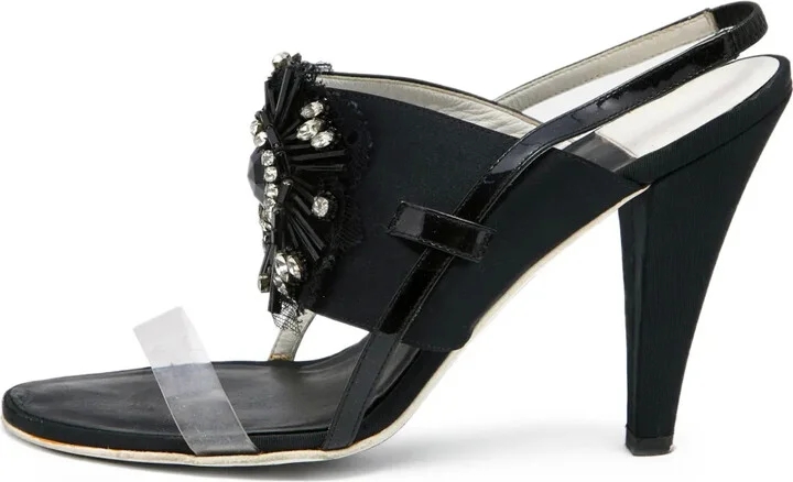 110mm Crystal-Embellished Sandals
