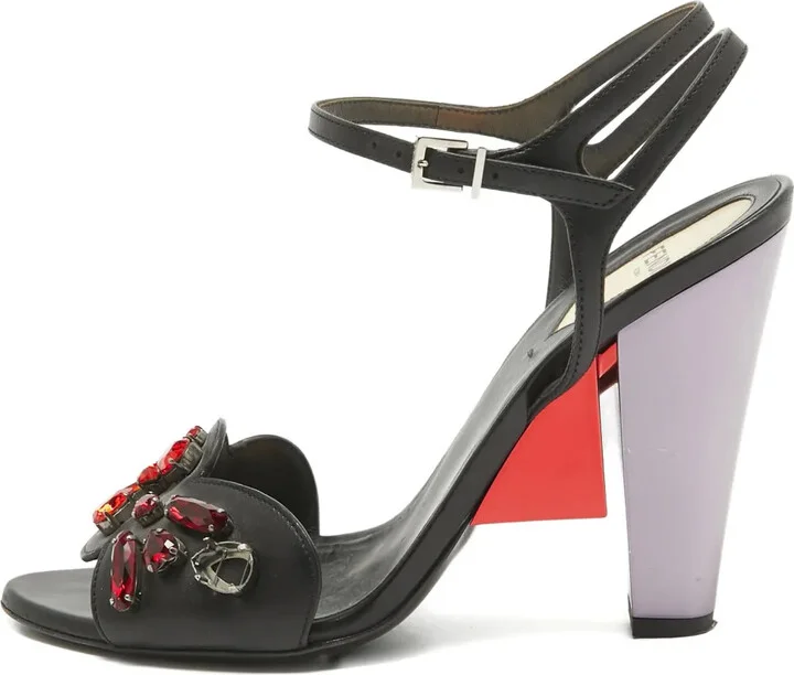 110mm Crystal-Embellished Sandals