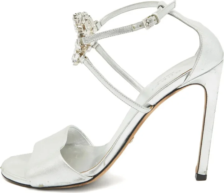 110mm Crystal-Embellished Sandals