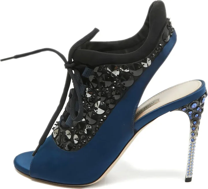 110mm Crystal-Embellished Sandals