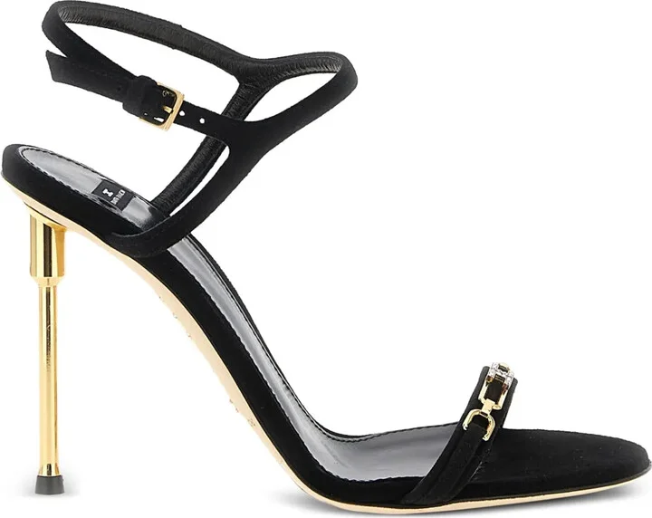 110mm Crystal-Embellished Sandals