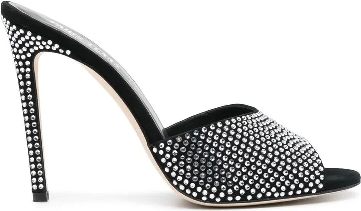 110mm Crystal-Embellished Sandals