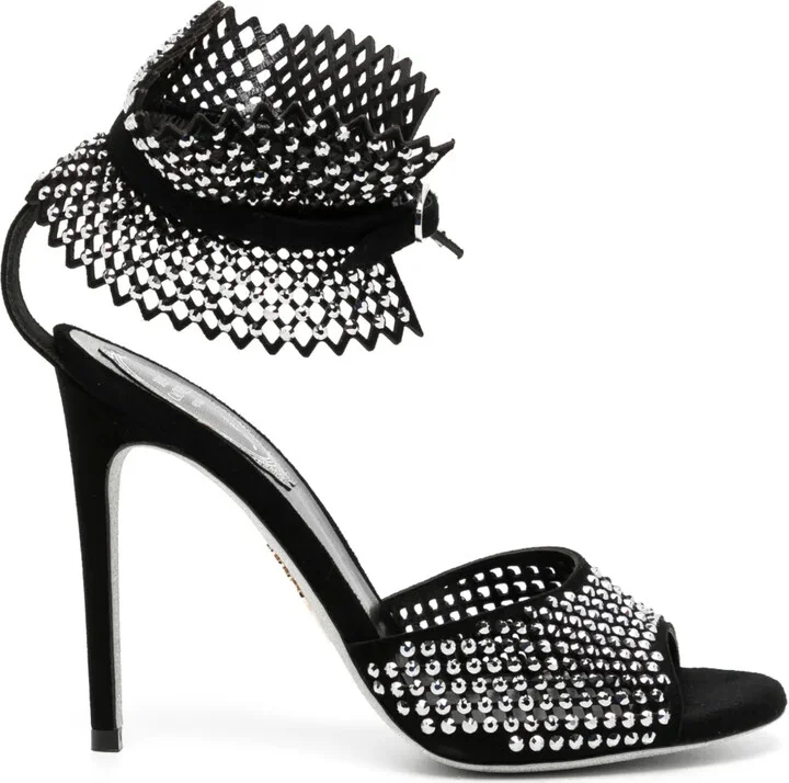 110mm Crystal-Embellished Sandals
