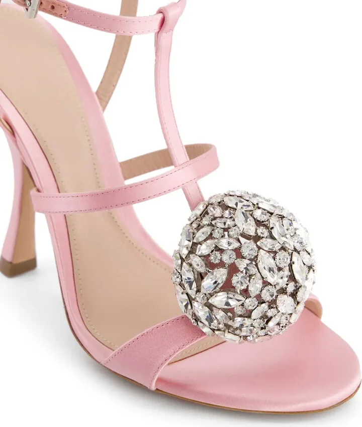 110mm Crystal-Embellished Slingback Sandals - Image 5