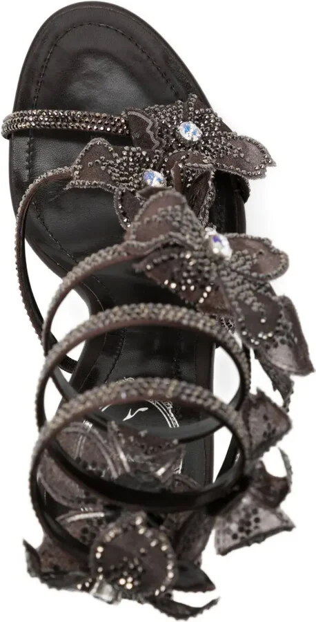 110mm Crystal-Flower Sandals - Image 4
