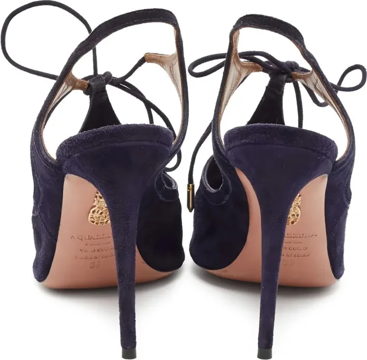 110mm Cut-Out Lace-Up Sandals - Image 3