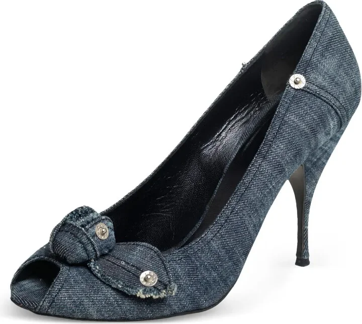 110mm Denim Pumps - Image 2