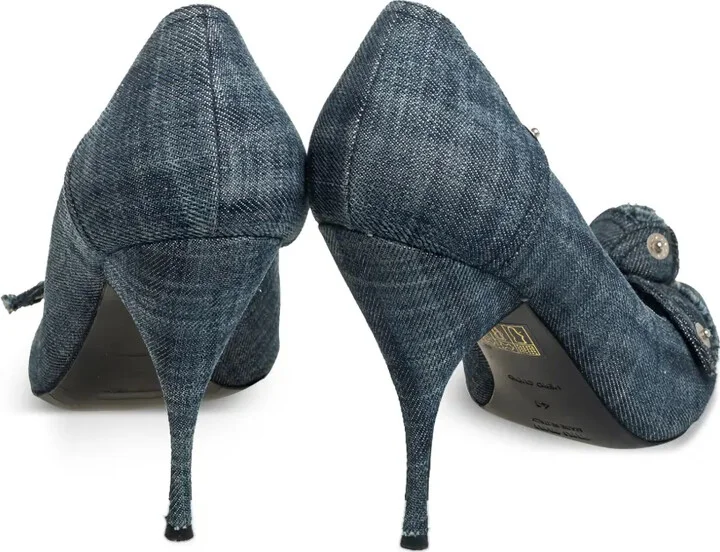 110mm Denim Pumps - Image 3