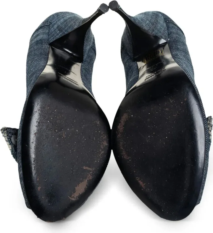 110mm Denim Pumps - Image 4