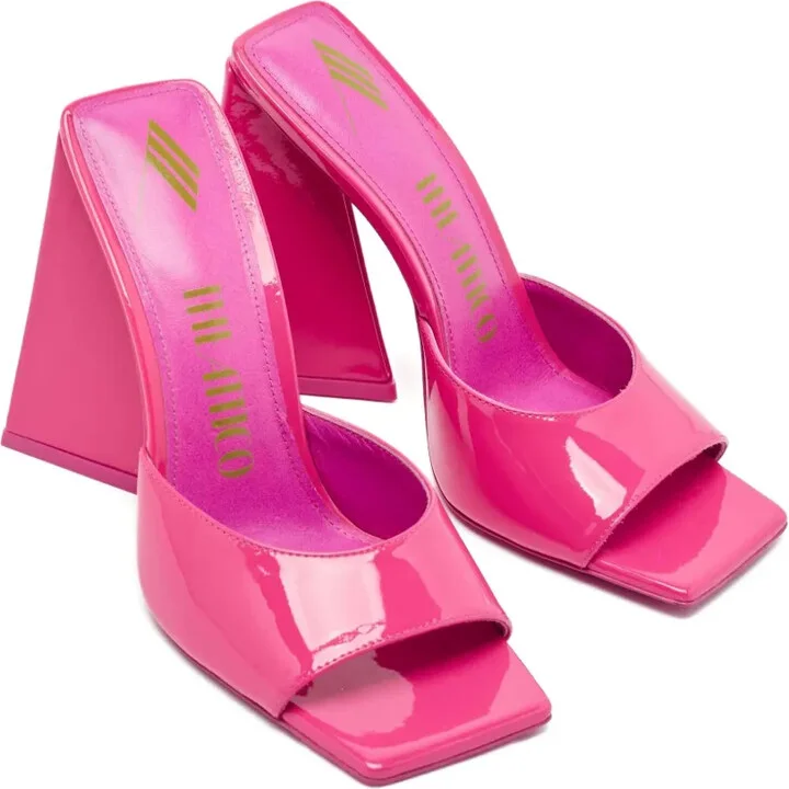 110mm Devon patent-leather sandals - Image 2