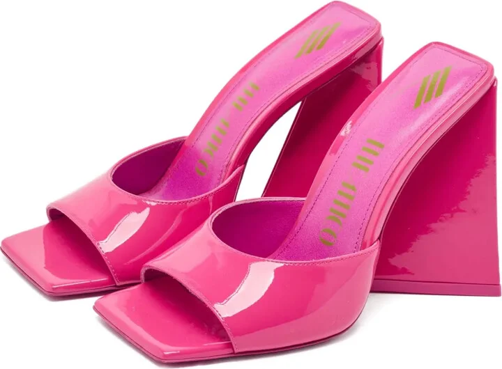 110mm Devon patent-leather sandals
