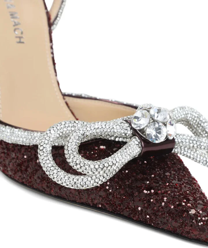 110mm Double Bow crystal-embellished pumps - Image 3