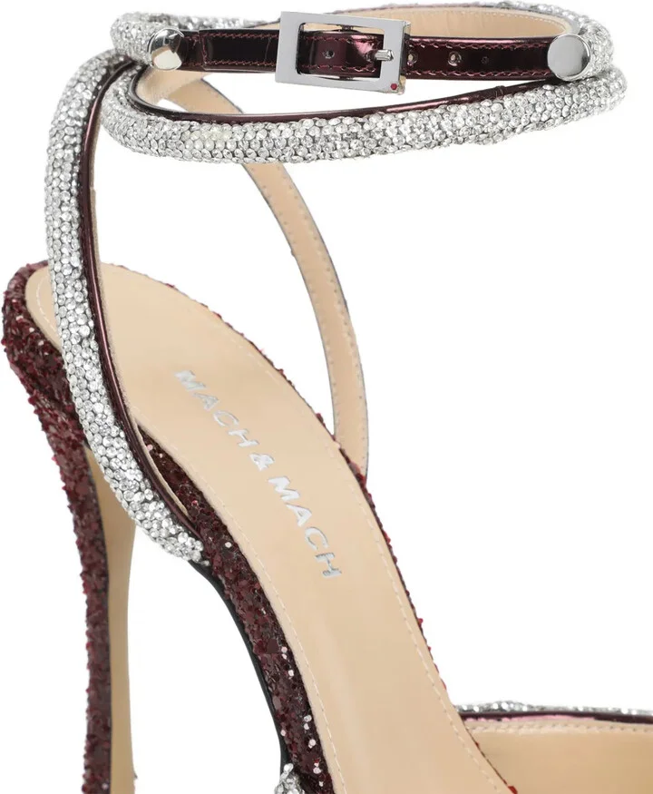 110mm Double Bow crystal-embellished pumps - Image 4